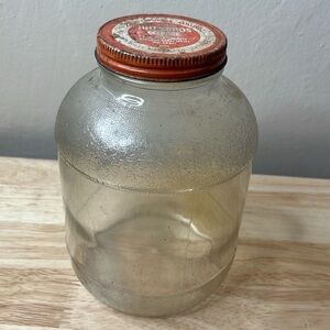 VINTAGE HILLS BROS., The Correct Grind Coffee Jar with Lid Duraglass
